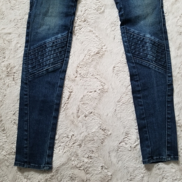 Rag & Bone Jeans Cardiff Cotton Blend Dark Blue Size 26 - Picture 15 of 16